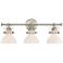 Possini Euro Olsen 24" Wide Satin Nickel 3-Light Bath Light