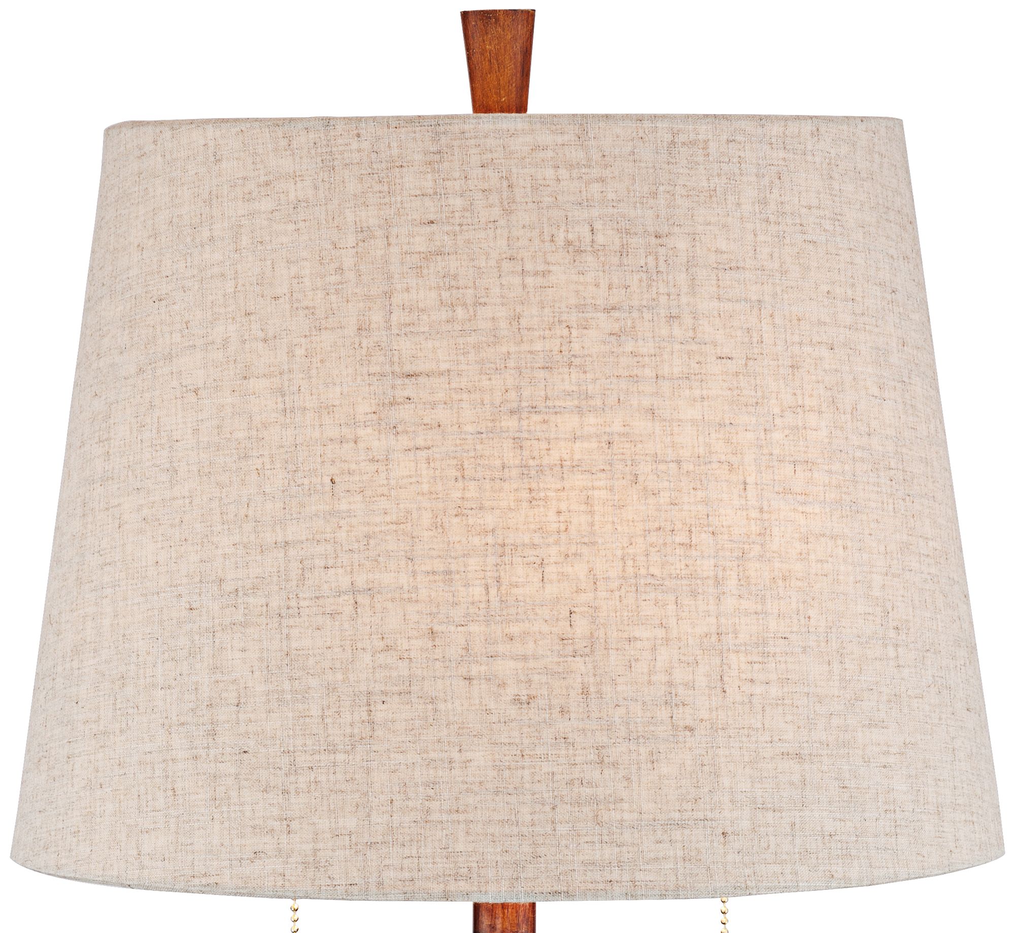 Image 4 Possini Euro Omar 28 3/4" Faux Wood Modern Hourglass Lamps Set of 2 more views