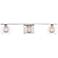 Possini Euro Onida 23 1/4" Wide Crystal Glass Bath Light