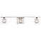 Possini Euro Onida 23 1/4" Wide Crystal Glass Bath Light