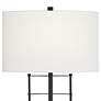 4_Possini Euro Open Grid 29 1/2" High Black Metal USB Table Lamp more views
