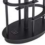 6_Possini Euro Open Grid 29 1/2" High Black Metal USB Table Lamp more views