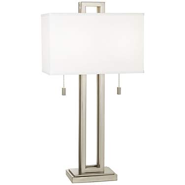 Brushed Nickel, Contemporary, Table Lamps | Lamps Plus