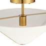 5_Possini Euro Oracle 16" Wide Warm Brass Ceiling Light more views