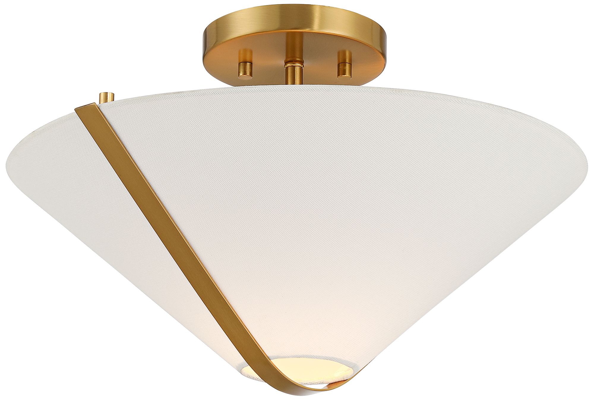 Watch A Video About the Possini Euro Oracle Warm Brass Ceiling Light