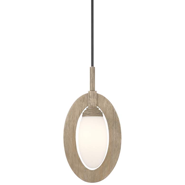 Image 2 Possini Euro Orbit 11"W Wood Mini Pendant