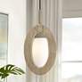 1_Possini Euro Orbit 11"W Wood Mini Pendant
