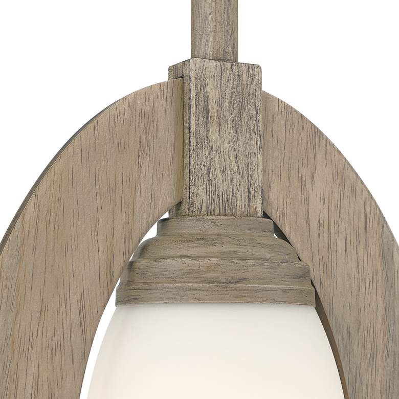 Image 4 Possini Euro Orbit 11"W Wood Mini Pendant more views