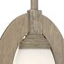4_Possini Euro Orbit 11"W Wood Mini Pendant more views