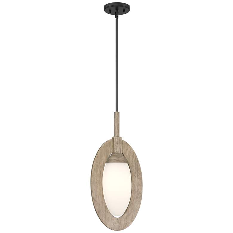 Image 6 Possini Euro Orbit 11"W Wood Mini Pendant more views