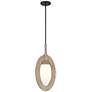 6_Possini Euro Orbit 11"W Wood Mini Pendant more views