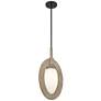 7_Possini Euro Orbit 11"W Wood Mini Pendant more views