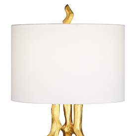Image4 of Possini Euro Organic 29" High Gold Sculpture Table Lamps Set of 2 more views