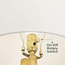 Possini Euro Organic 29" High Gold Sculpture Table Lamps Set of 2