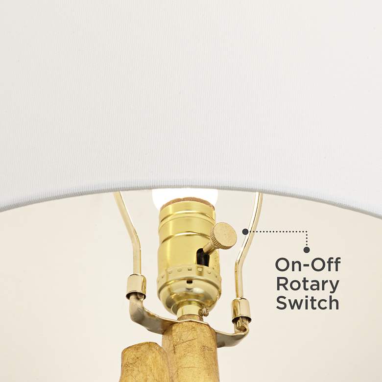 Image 6 Possini Euro Organic Sculpture 29" High Modern Gold Table Lamp more views