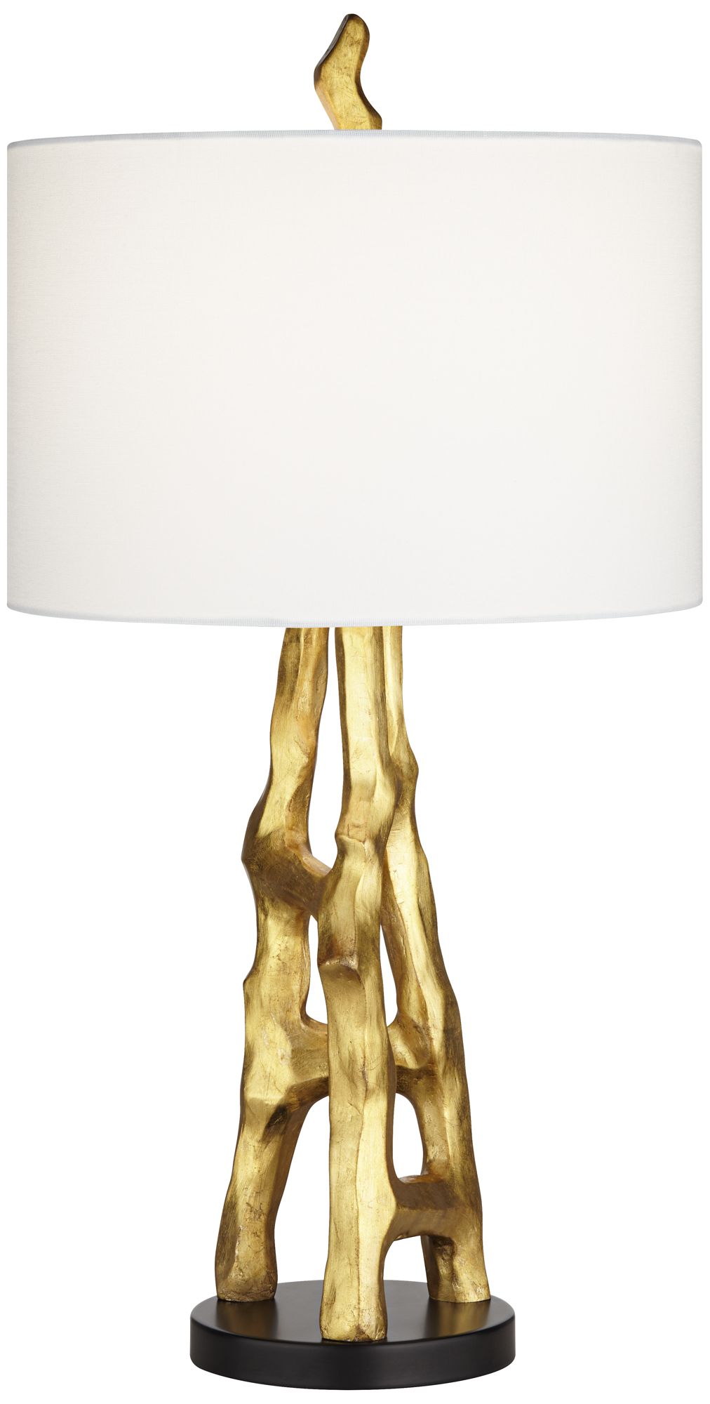 Watch A Video About the Possini Euro Design Organic Sculpture Modern Gold Table Lamp