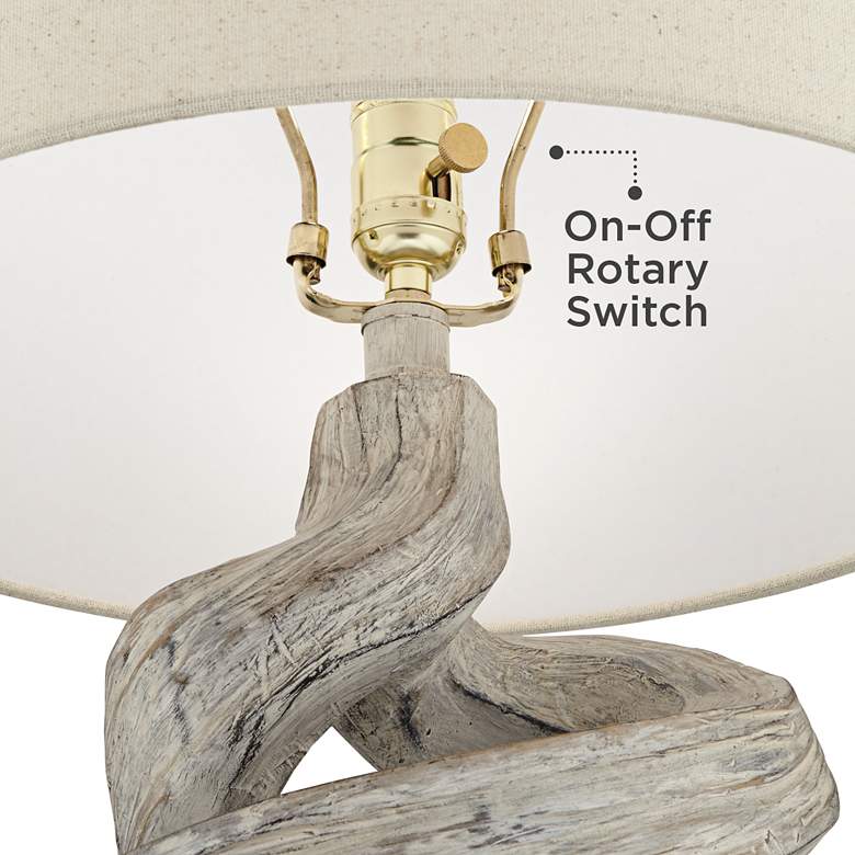 Image 5 Possini Euro Organic Twist 29 1/8" Sculptural Rustic Modern Table Lamp more views