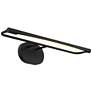 6_Possini Euro Oswin 24" Wide Black LED Picture Light more views