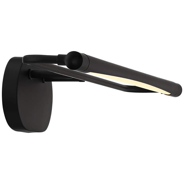 Image 7 Possini Euro Oswin 24" Wide Black LED Picture Light more views