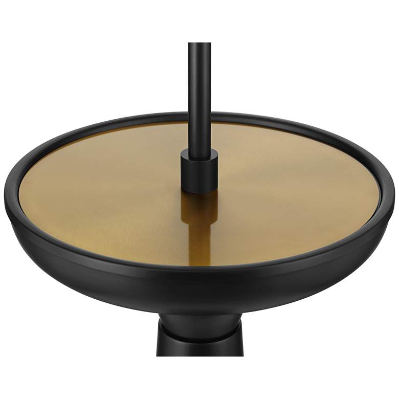 Image 6 Possini Euro Otis 66" High Gold and Black Modern Tray Table Floor Lamp more views