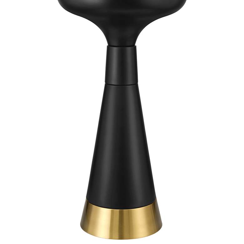 Image 7 Possini Euro Otis 66" High Gold and Black Modern Tray Table Floor Lamp more views
