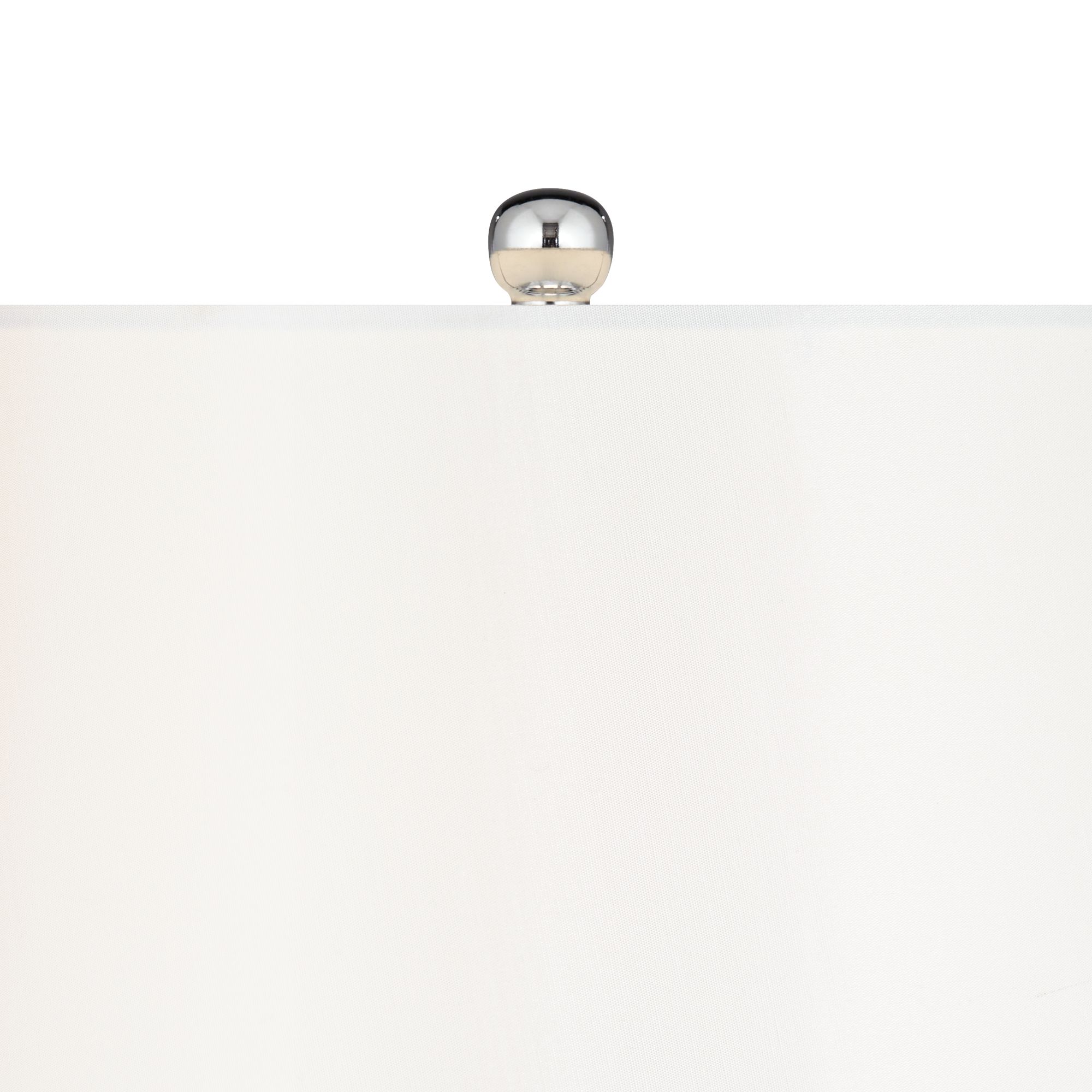 Image 2 Possini Euro Pablo 27" Blue Swirl Lamp with Square White Marble Riser more views