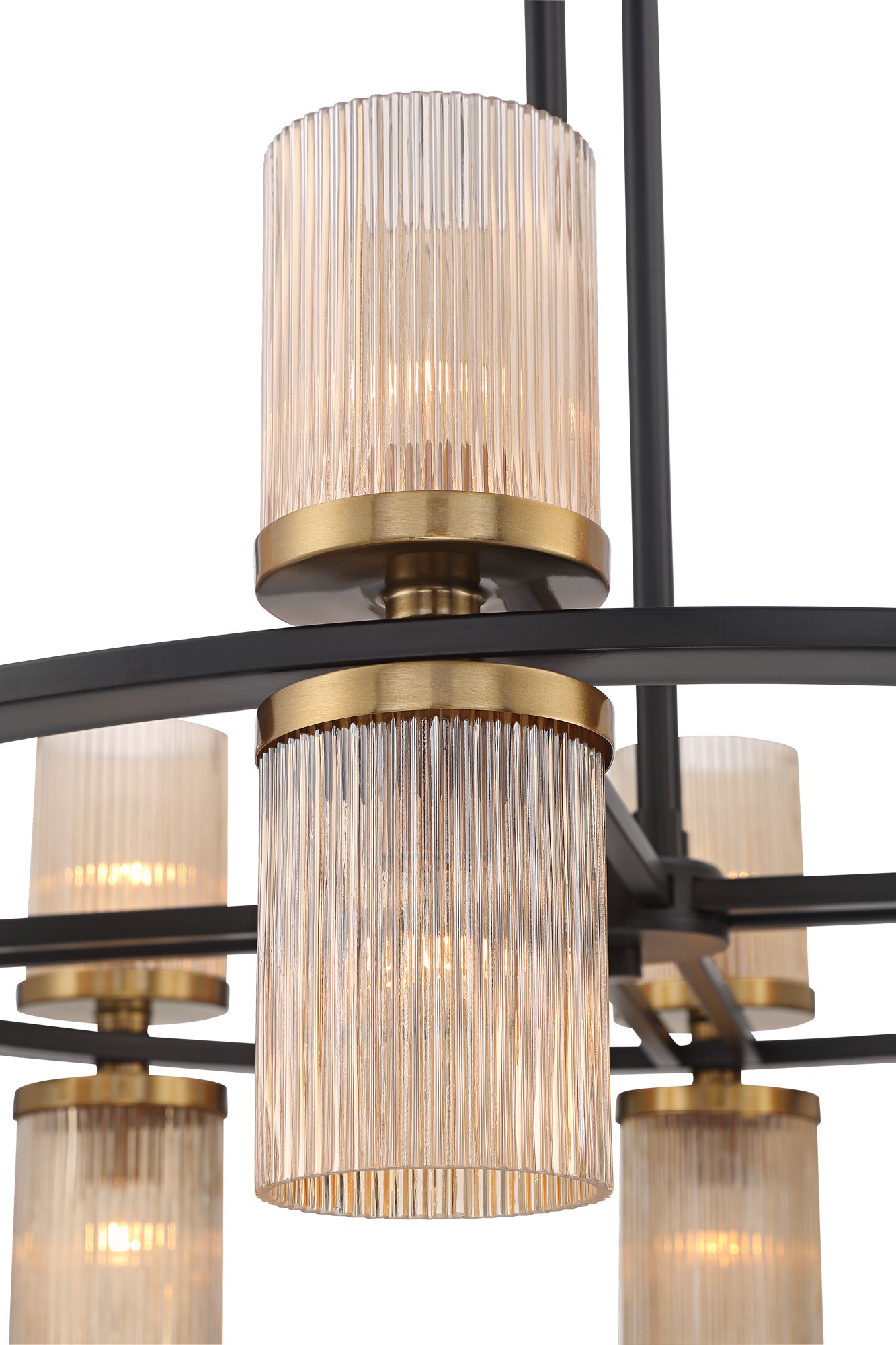 Image 4 Possini Euro Palais 35 1/2" Modern Black Brass 16-Light Chandelier more views