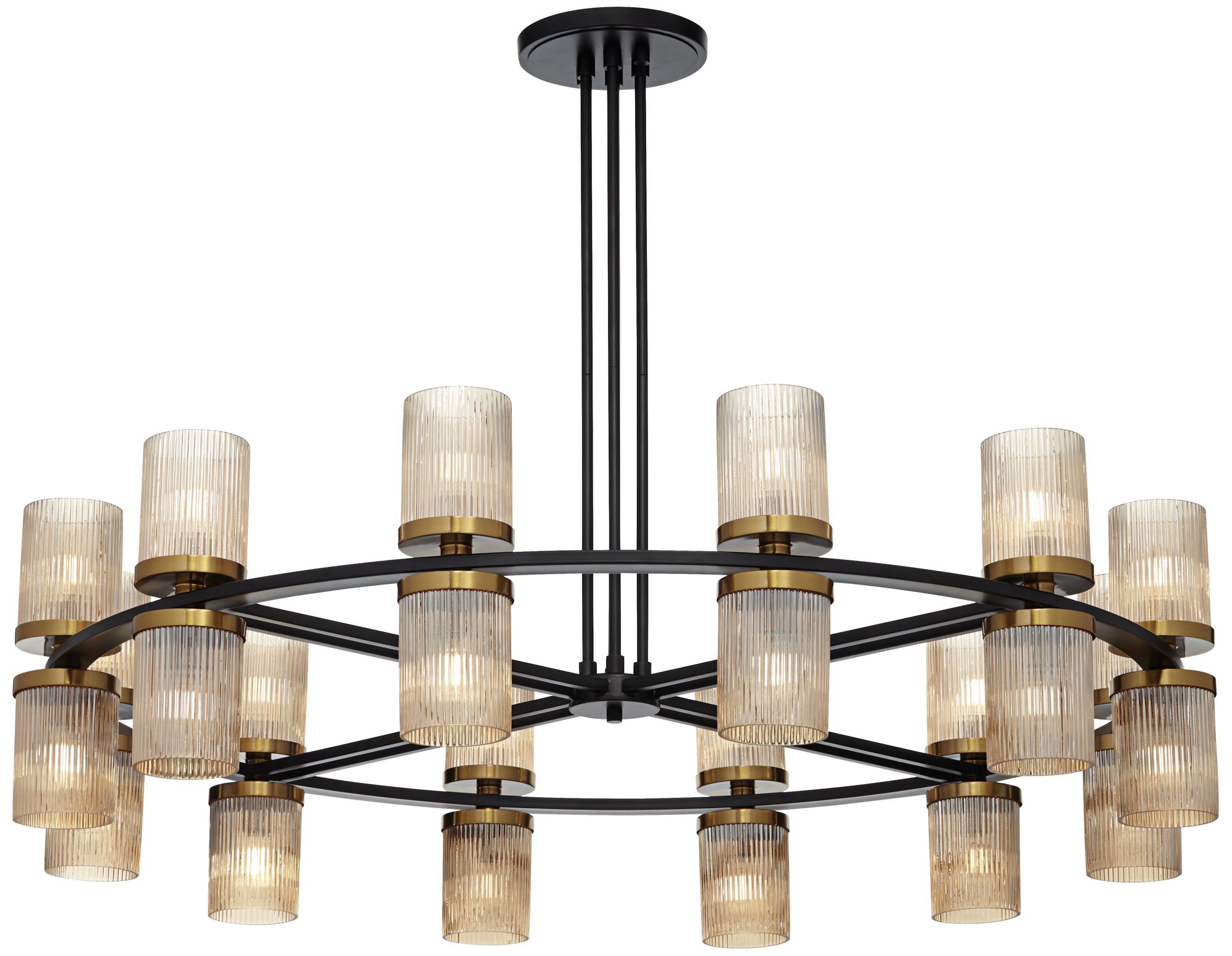 Watch A Video About the Stiffel Palais Champagne Glass 24 Light Chandelier