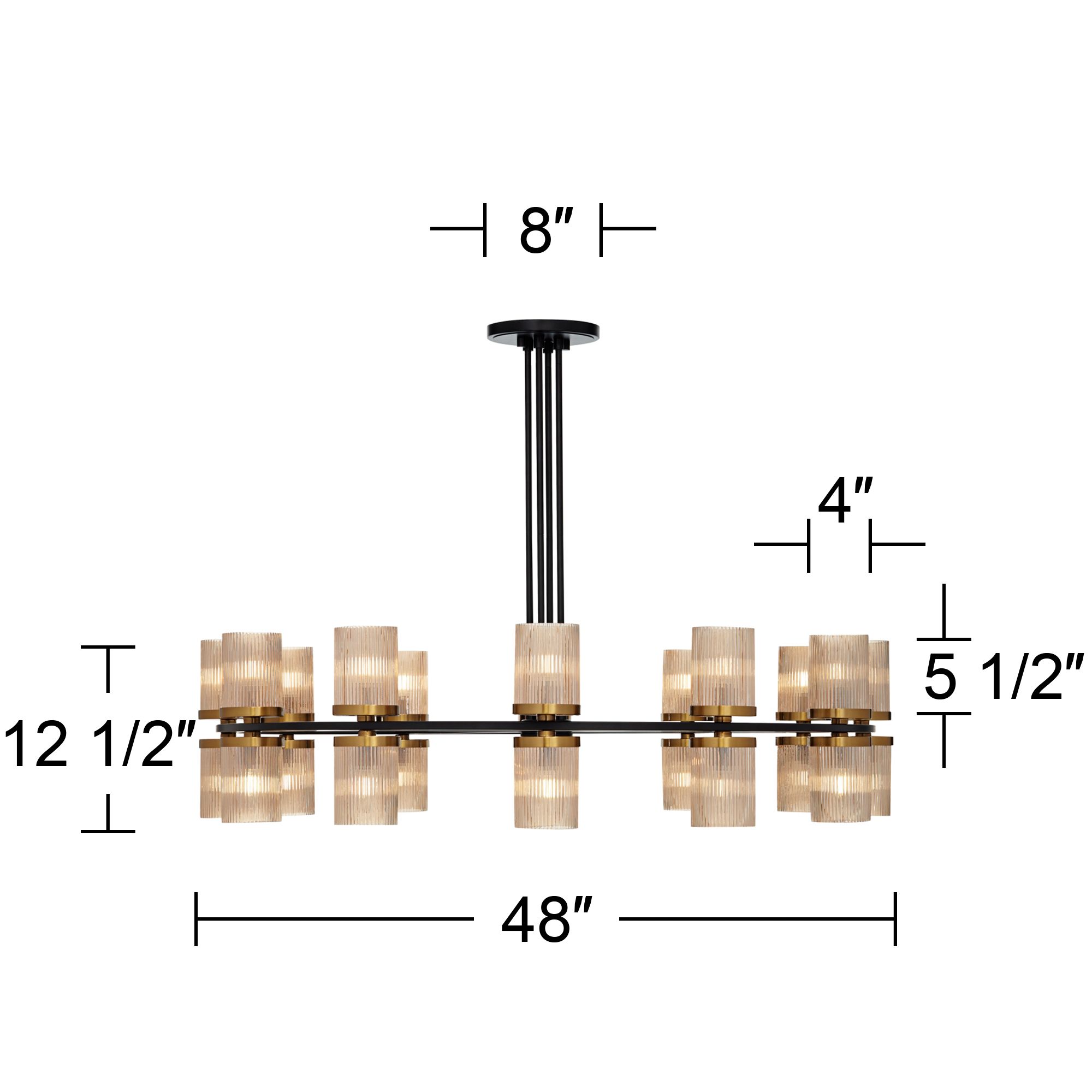 Watch A Video About the Stiffel Palais Champagne Glass 24 Light Chandelier