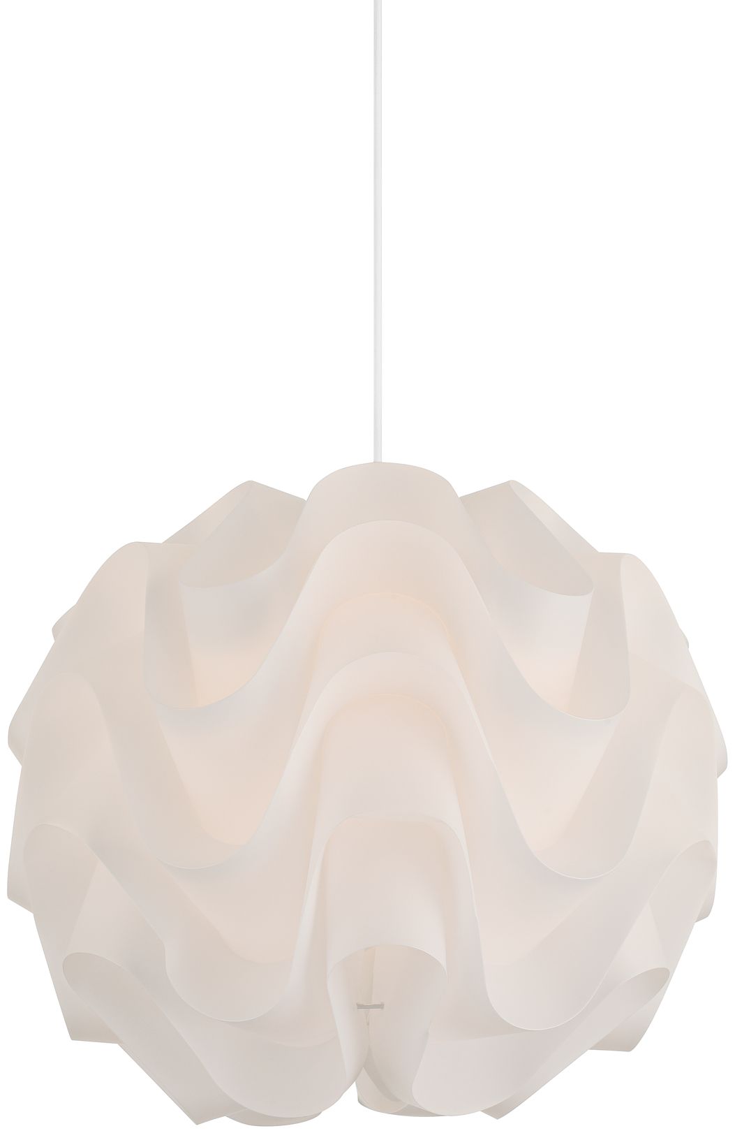 Image 2 Possini Euro Parhelia 20" Wide White Cloud Orb Pendant Light