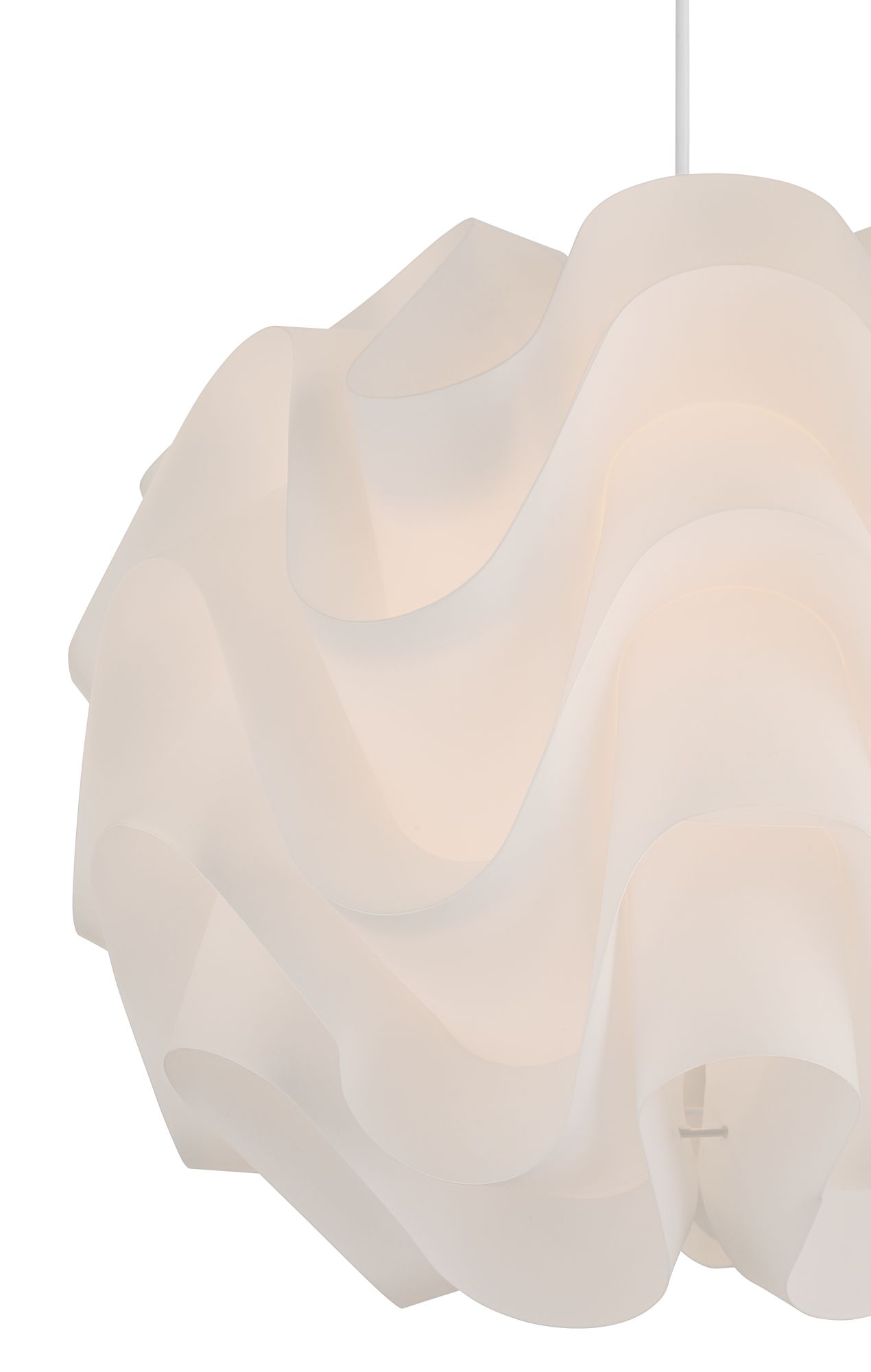 Image 5 Possini Euro Parhelia 20" Wide White Cloud Orb Pendant Light more views