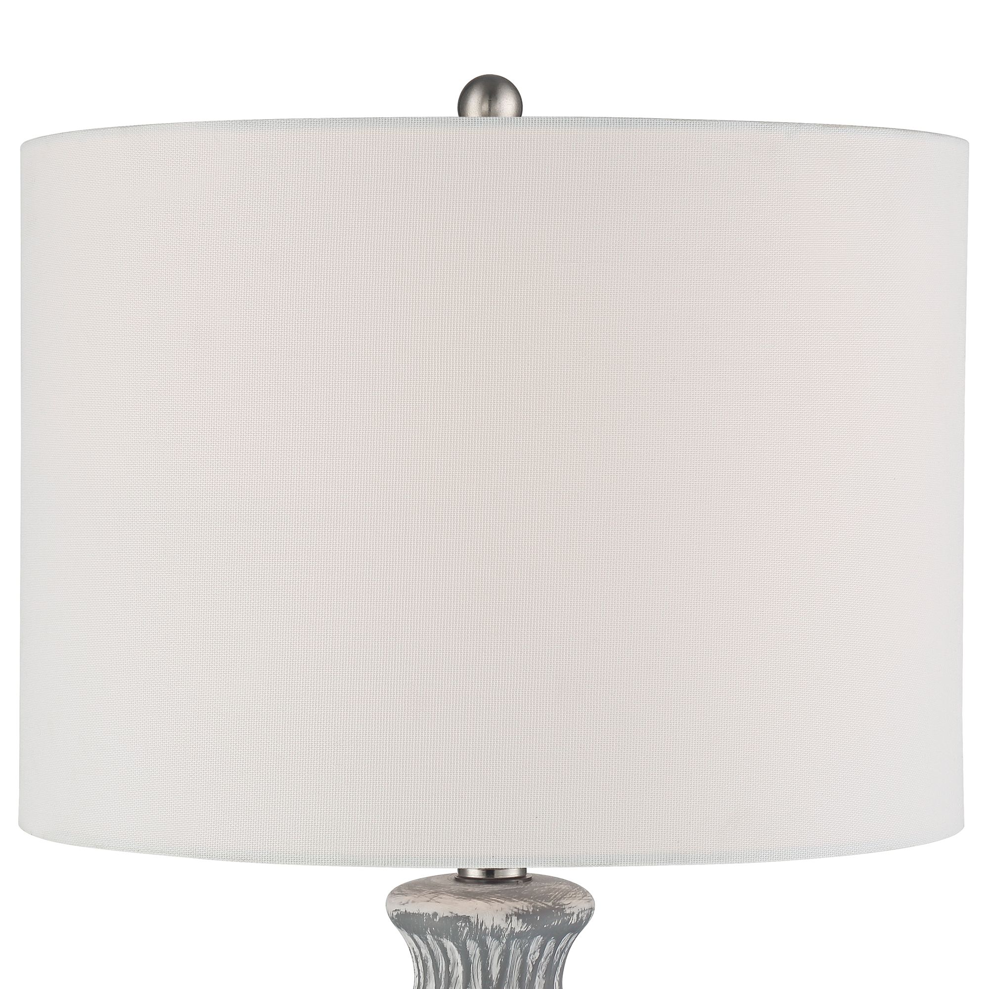 Image 4 Possini Euro Patrick 26 1/4" Whitewash Ceramic Table Lamps Set of 2 more views