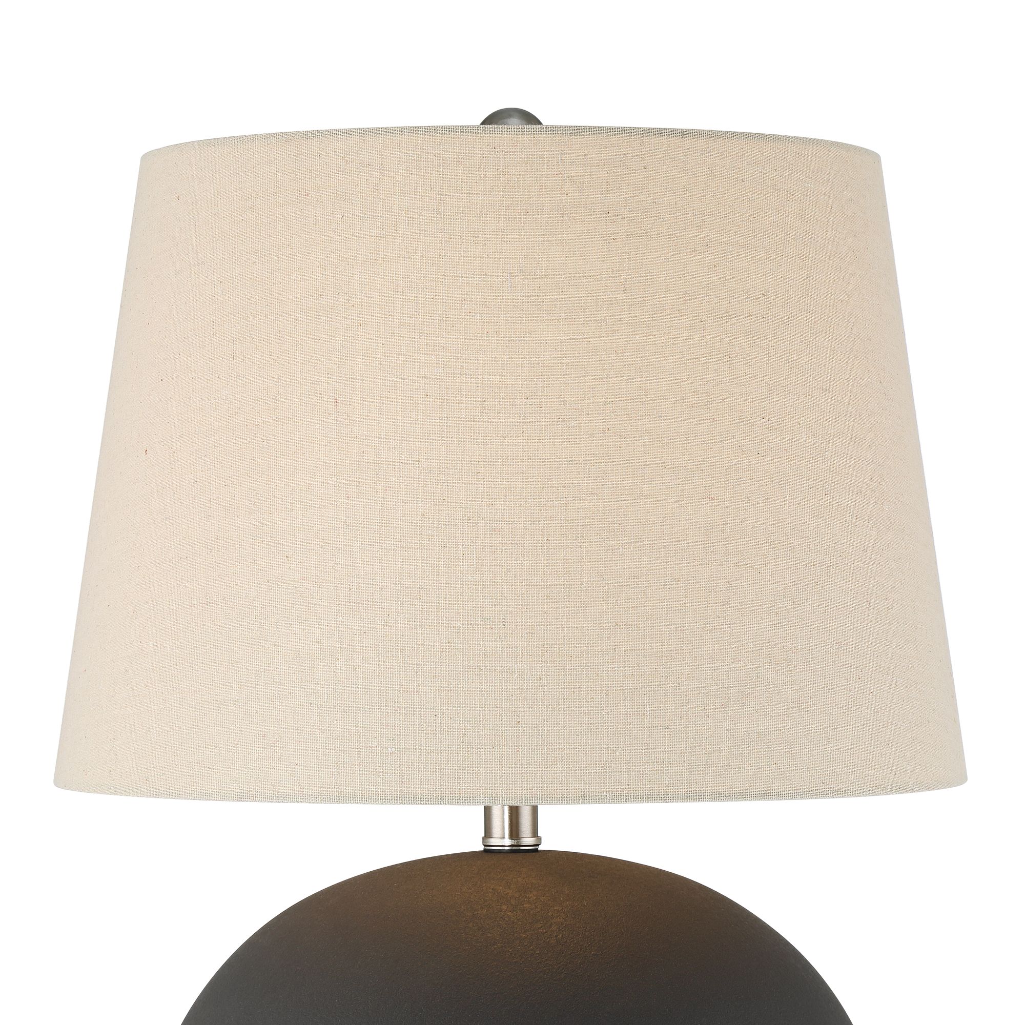 Image 5 Possini Euro Paulo 24 1/2" High Matte Black Ceramic Pot Table Lamp more views