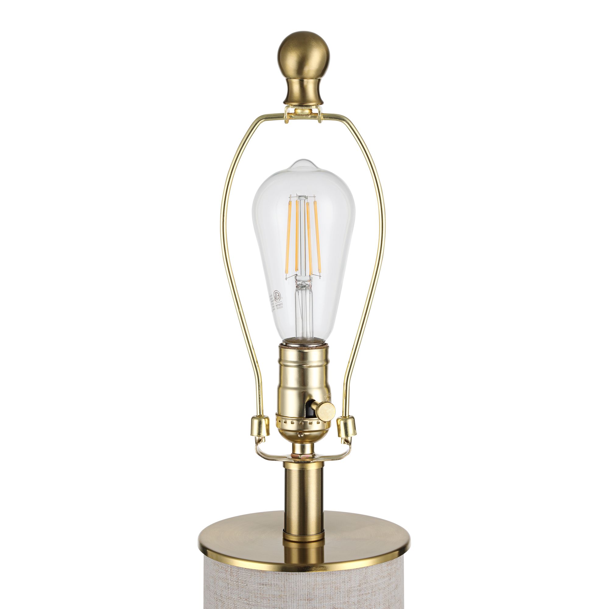 Image 6 Possini Euro Pelion 27 1/2"H Oatmeal Burlap USB Table Lamp Set of 2 more views