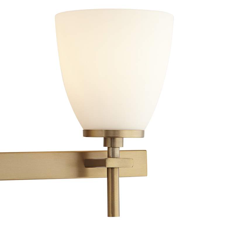 Image 3 Possini Euro Pell 20" Wide Brass 3-Light Bath Light more views