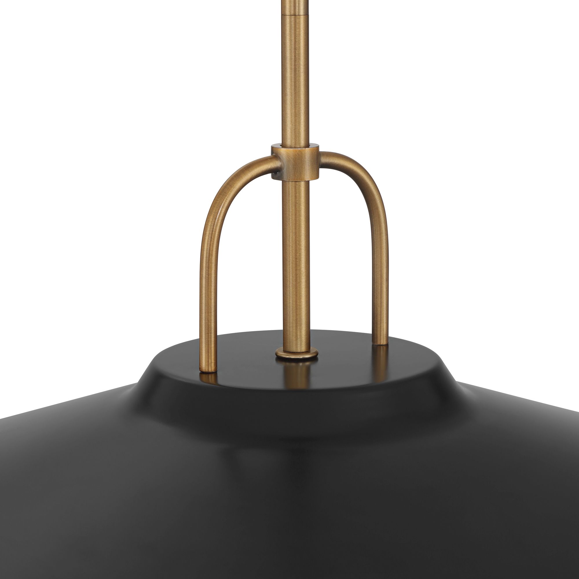 Image 5 Possini Euro Pepita 22" Wide Brass and Black Rustic Pendant Light more views