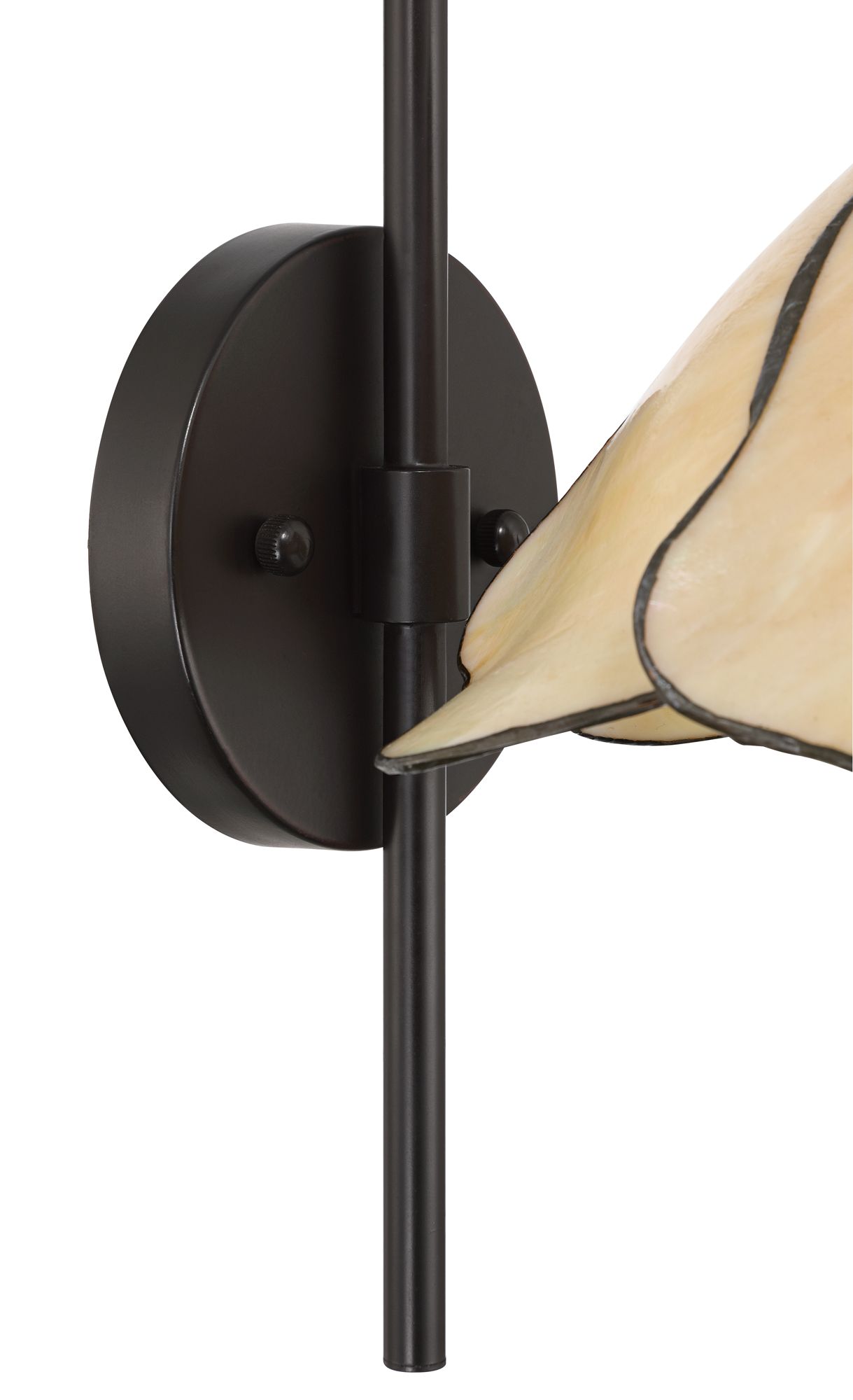 Image 3 Possini Euro Petals 14 1/2" High Tiffany-Style Art Glass Wall Sconce more views
