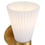 2_Possini Euro Peter 14" High Warm Brass 2-Light Wall Sconce Set of 2 more views