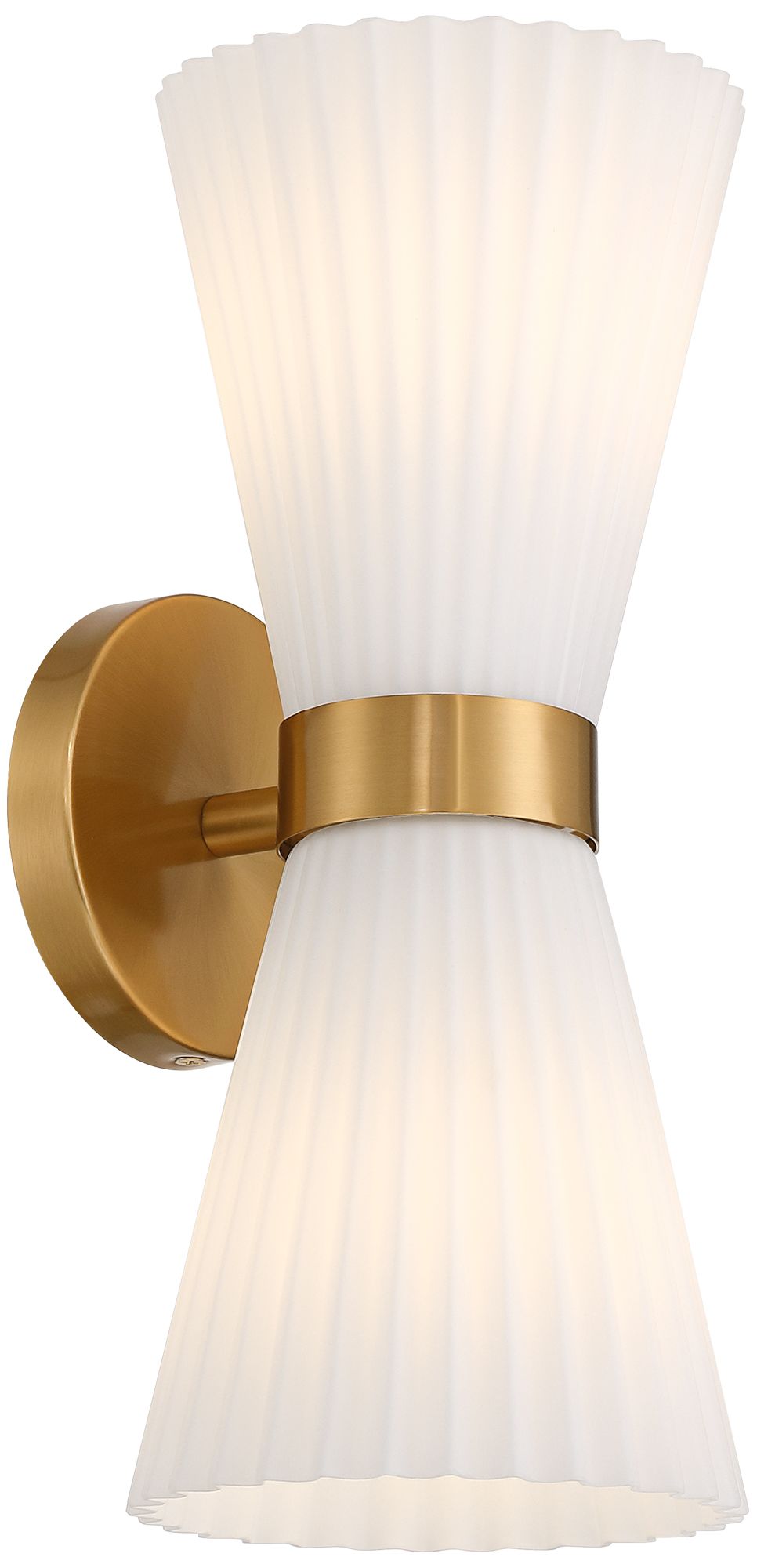 Watch A Video About the Possini Euro Peter Warm Brass 2 Light Wall Sconce