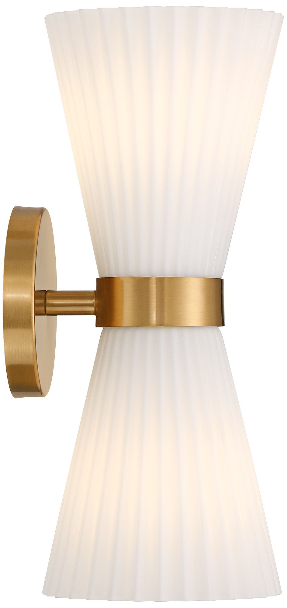 Watch A Video About the Possini Euro Peter Warm Brass 2 Light Wall Sconce