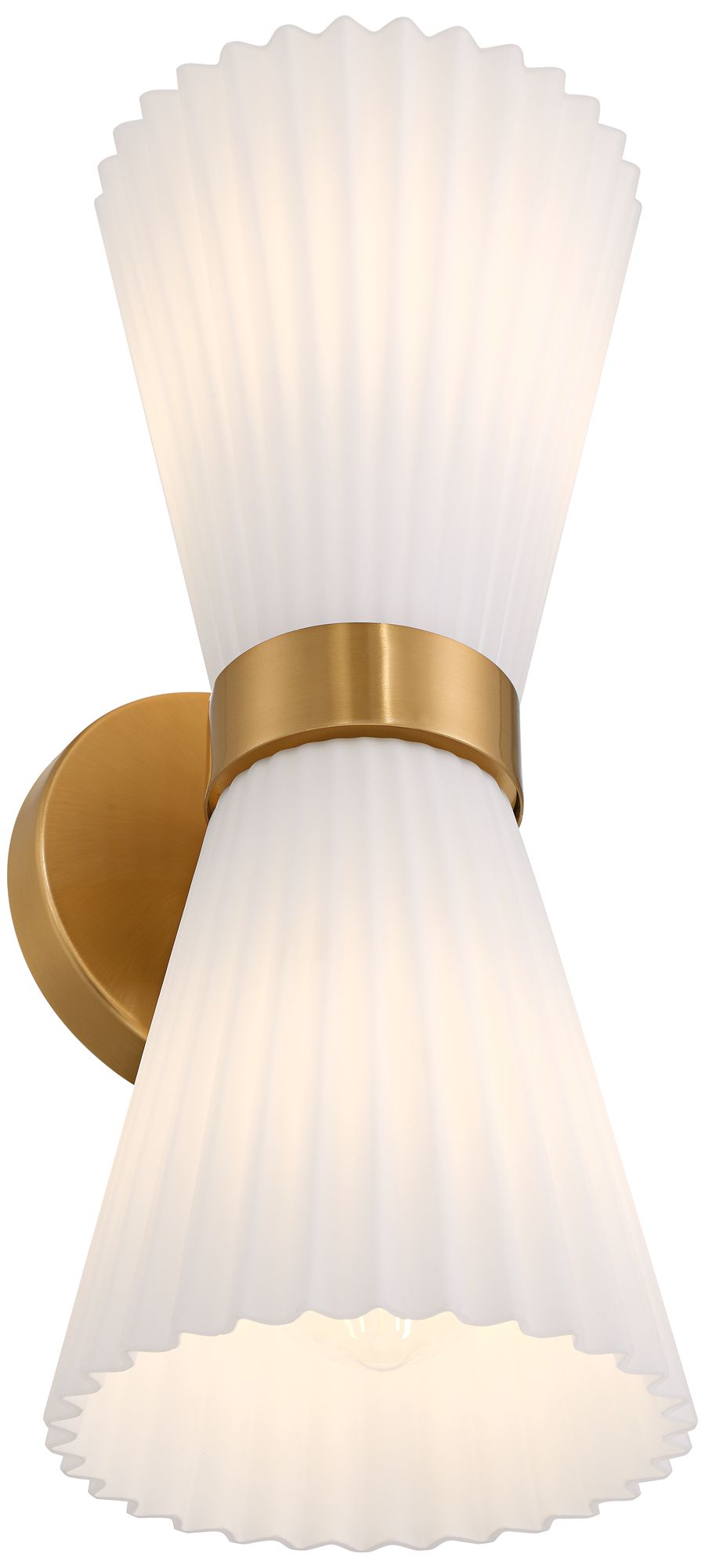 Watch A Video About the Possini Euro Peter Warm Brass 2 Light Wall Sconce