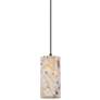 2_Possini Euro Petroglyph 5" Wide Natural Stone Mini-Pendant Light