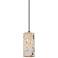 Possini Euro Petroglyph 5" Wide Natural Stone Mini-Pendant Light
