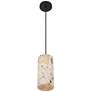 Possini Euro Petroglyph 5" Wide Natural Stone Mini-Pendant Light