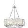 Possini Euro Peyton 19 1/4" Wide Crystal 6-Light Chandelier