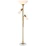 Possini Euro Pharos 71" Tree Torchiere Floor Lamp with Marble Base