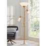 2_Possini Euro Pharos 71" Tree Torchiere Marble and Gold Floor Lamp