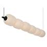 4_Possini Euro Phobos 42 1/4"W Black and White LED Linear Pendant Light more views