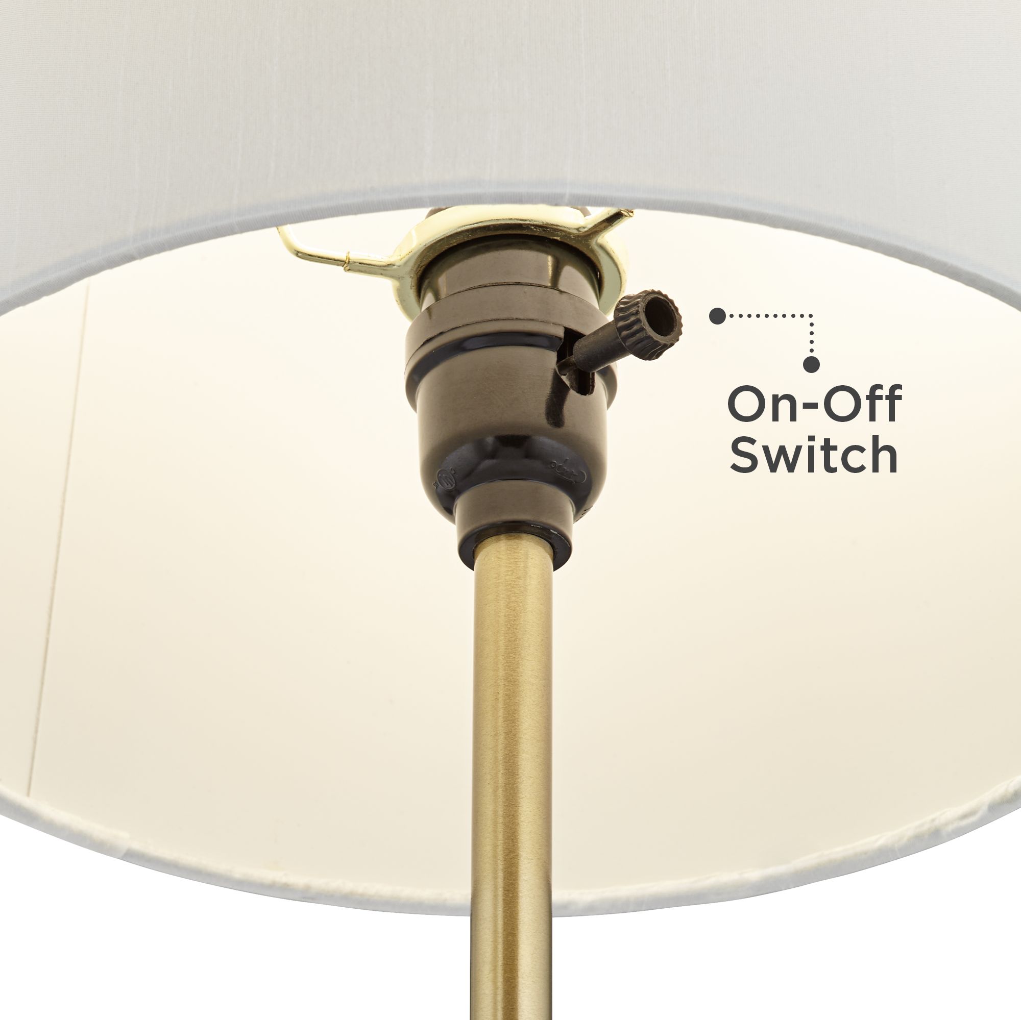 Image 4 Possini Euro Phoebe 28 1/2" Luxe Gold and Marble Buffet Lamps Set of 2 more views