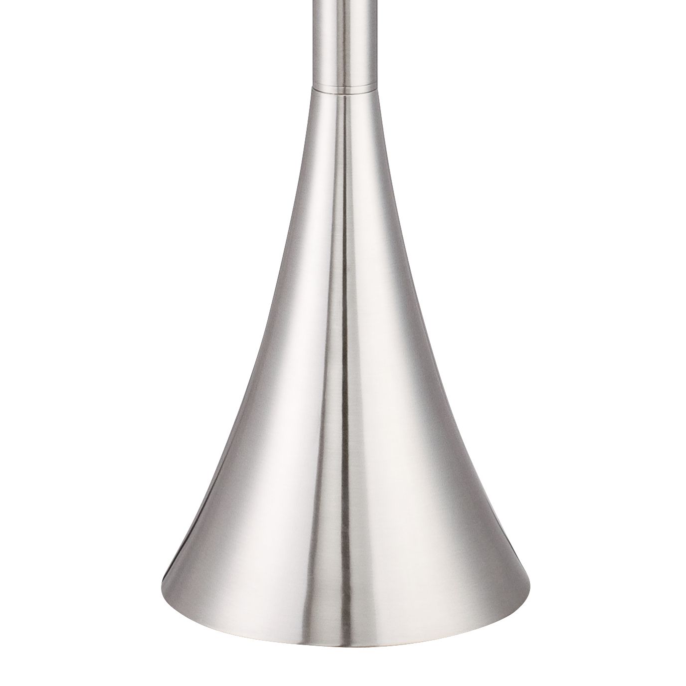 Image 3 Possini Euro Piazza 76.8" Nickel Torchiere Floor Lamp with Riser more views